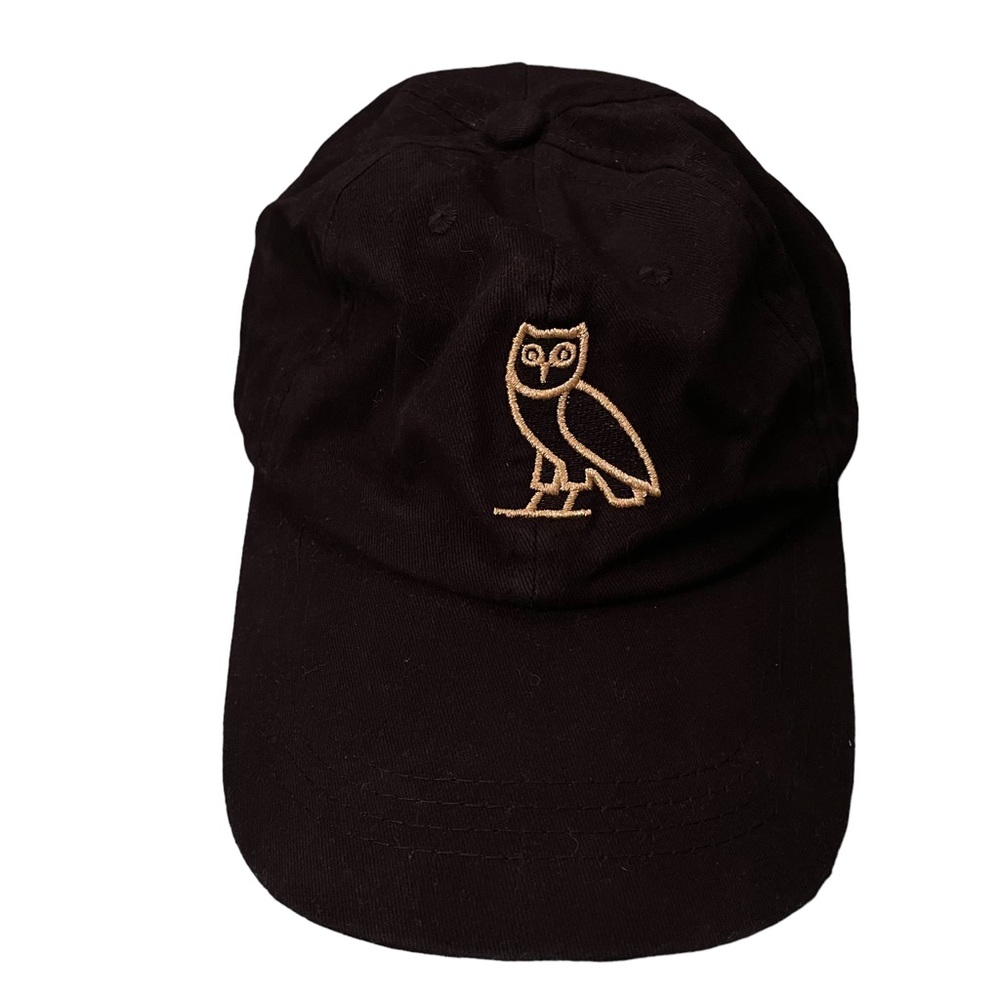 OVO October’s Very Own Black Owl Logo Baseball Cap Hat